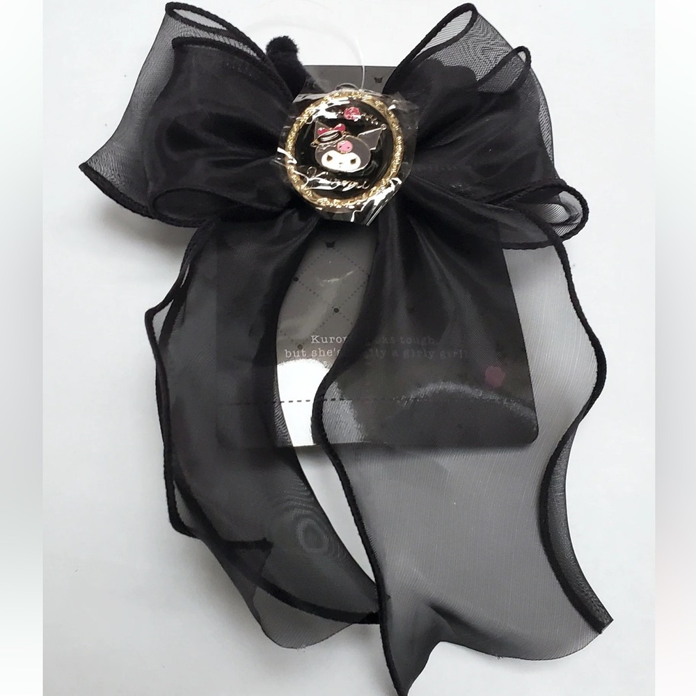 ✅Sanrio Ojo Kuromi Princess Lace Hair Clip